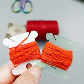 100/50 τμχ Θήκη για κλωστές κεντήματος Floss Craft Bobbin Cross Stitch Storage Thread νήμα Κάρτα Organizer κλωστών Αξεσουάρ ραπτικής