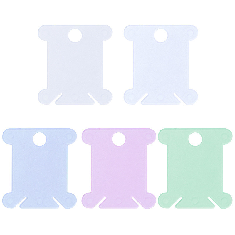 100/50db hímző cérnatartó Floss Craft orsó keresztszemes tároló cérnatábla kártya cérnarendező varrás kiegészítők