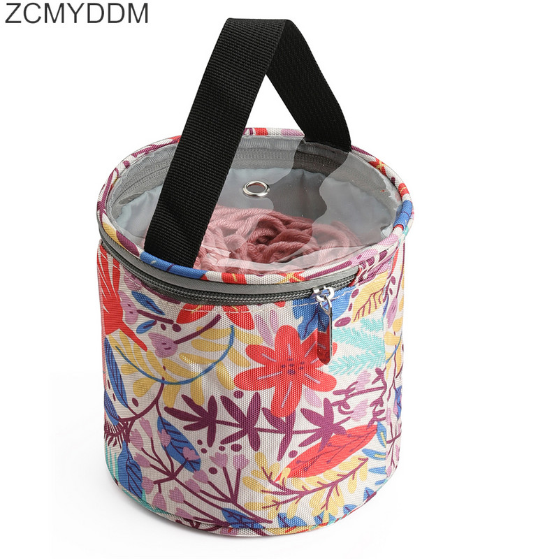 Dzijas uzglabāšanas maisiņš Apaļi adīti vilnas maisiņi tamboradatām un adāmadatām Dzijas bumbas Ceļojumu organizēšana uzglabāšanas soma