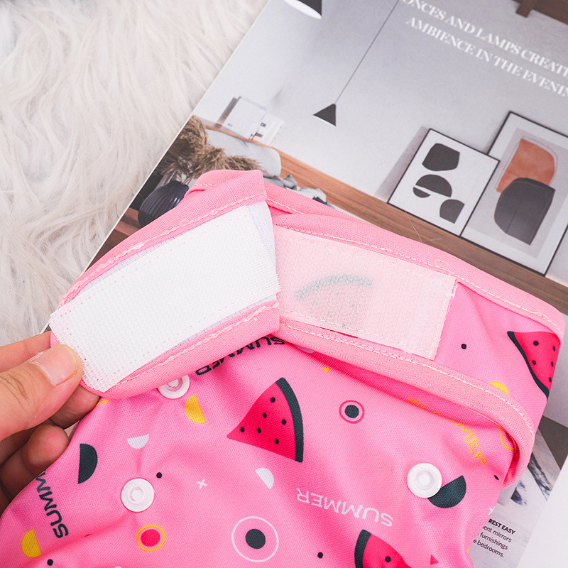 Görögdinnye/citrom mintás Vízálló Háziállatok Pelenka Női Kis Kutya Pelenka Fehérnemű Pelenka Egészségügyi Bugyi Fiziológiás nadrág