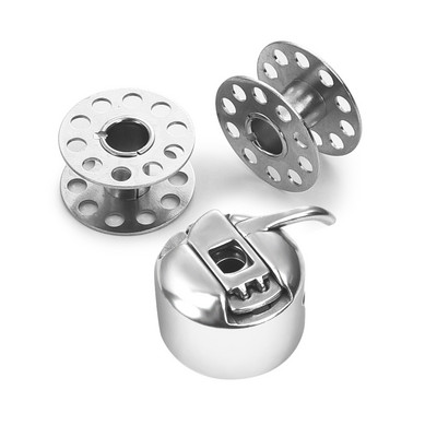 25db/Szett Orsók Dobozkészlet Varrógép Orsók Színes Műanyag Fém és tok Tárolódoboz Varrófelszerelés Eszközök Tartozékok