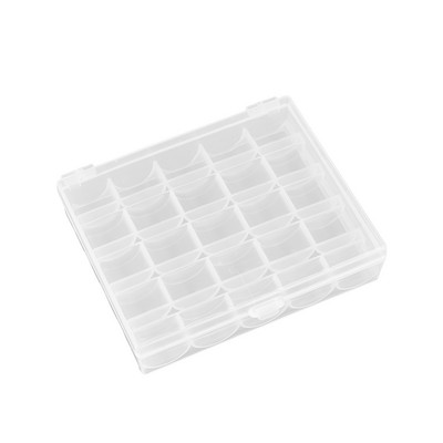 25db/Szett Orsók Dobozkészlet Varrógép Orsók Színes Műanyag Fém és tok Tárolódoboz Varrófelszerelés Eszközök Tartozékok