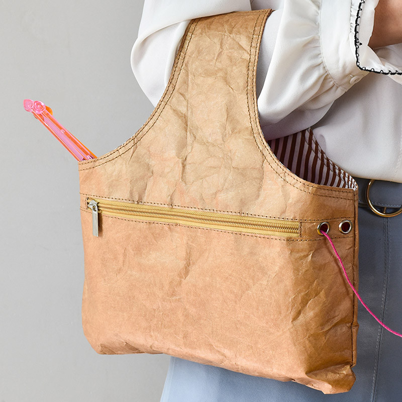 Dzijas šūšanas rīks Mazie projekti Glabāšanas somas Dzijas glabāšanas organizators DIY apģērbu rokdarbu uzglabāšana Adīšana Tote Bag