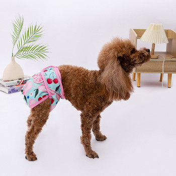 Миещи се женски къси панталони за кучета Пелени за кученца Гащета за менструално бельо Гащеризон Pet Physiological Pant Pet Supplies XS-XL