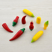 1 vnt. siuvimo priedai Dantų krapštuko dėklas Plastikinė buitinė dėžutė Bananų pipirų formos siuvimo adatų laikymo tuščia dėžutė