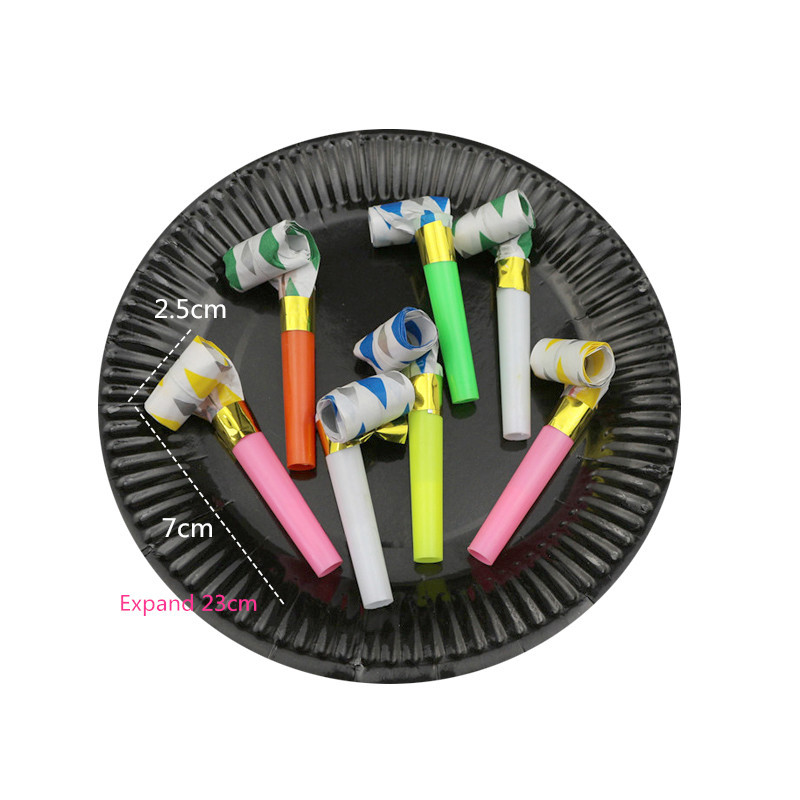 20db Gyerekek Születésnapi Party Zajcsillapítók Színes Fúvós Fesztivál Vicces Kellék Pinata Játékok Gyerekek Partik Ajándék Kürt Síp