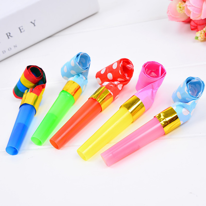 20db Gyerekek Születésnapi Party Zajcsillapítók Színes Fúvós Fesztivál Vicces Kellék Pinata Játékok Gyerekek Partik Ajándék Kürt Síp