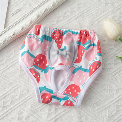 Pantaloni fiziologici drăguți pentru câini Pantaloni menstruali pentru câini Chiloți prințesă pentru animale de companie Scutec cu fundă respirabilă Haine pentru câini Articole pentru animale de companie