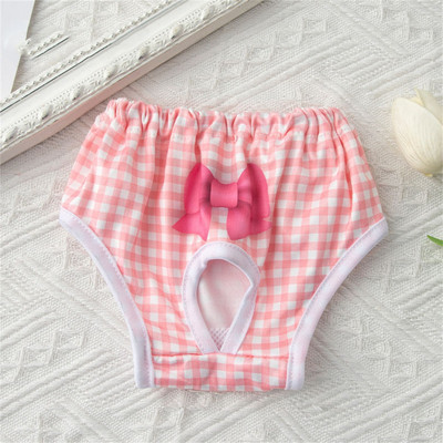 Pantaloni fiziologici drăguți pentru câini Pantaloni menstruali pentru câini Chiloți prințesă pentru animale de companie Scutec cu fundă respirabilă Haine pentru câini Articole pentru animale de companie