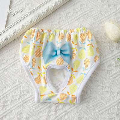 Pantaloni fiziologici drăguți pentru câini Pantaloni menstruali pentru câini Chiloți prințesă pentru animale de companie Scutec cu fundă respirabilă Haine pentru câini Articole pentru animale de companie