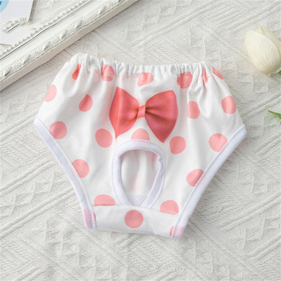 Pantaloni fiziologici drăguți pentru câini Pantaloni menstruali pentru câini Chiloți prințesă pentru animale de companie Scutec cu fundă respirabilă Haine pentru câini Articole pentru animale de companie