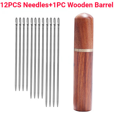 12gb Aklā šūšanas adata Šūšana Bezadatas vītņošana Ātra automātiska pašvītņošanās gados vecākiem cilvēkiem adatas puses caurumu rokas caurumošanas adata