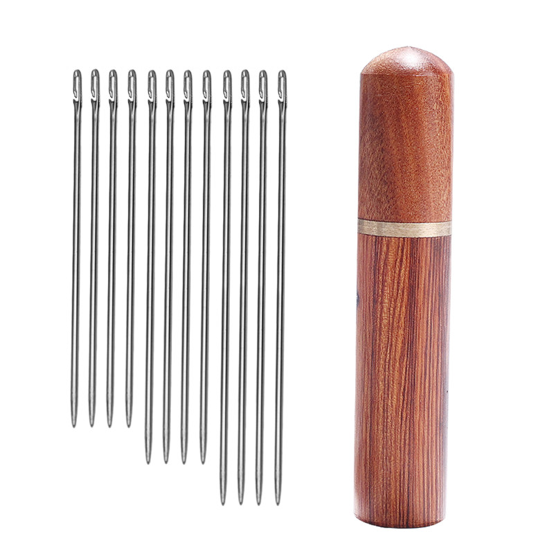 12gb Aklā šūšanas adata Šūšana Bezadatas vītņošana Ātra automātiska pašvītņošanās gados vecākiem cilvēkiem adatas puses caurumu rokas caurumošanas adata