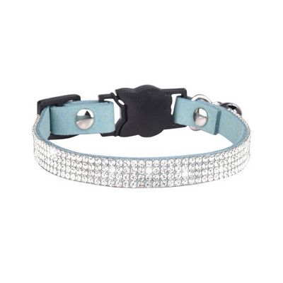 2023-as új strasszos macskanyakörv, csengővel állítható, elszakadó fényes nyakláncokkal kis kölyök fiú lány kisállatjelmez-kiegészítőkhöz