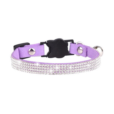 2023-as új strasszos macskanyakörv, csengővel állítható, elszakadó fényes nyakláncokkal kis kölyök fiú lány kisállatjelmez-kiegészítőkhöz