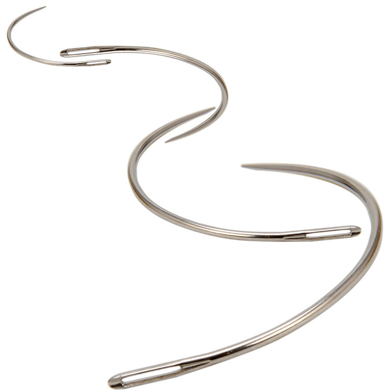 Izliektas adatas, 4 gab., bloķēšana, adīšanas piederumu komplekts, piederumi vecmāmiņai, relaksējoša izklaide.