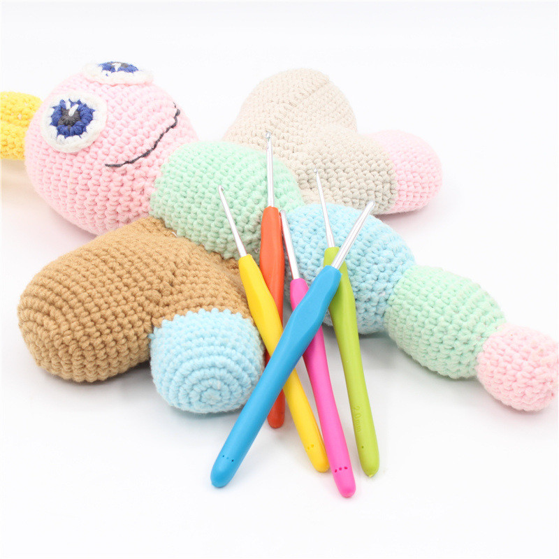 2-10 mm tamboradatas, rokturis Ergonomisks rokturis, adīts, austs, amatniecības dzija, šūšanas rīki, tamboradatas, aksesuāri