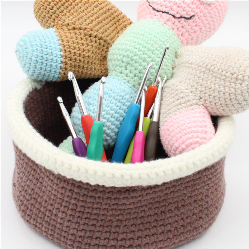 2-10 mm tamboradatas, rokturis Ergonomisks rokturis, adīts, austs, amatniecības dzija, šūšanas rīki, tamboradatas, aksesuāri