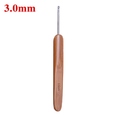 1Pc Bambusa Tamboradatas Āķi Dzija Aust Rokturis Āķis DIY Instrumenti Šūšanas Aksesuāri Mežģīņu pinuma amatniecības adata 0,5-3,0 mm