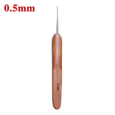 1Pc Bambusa Tamboradatas Āķi Dzija Aust Rokturis Āķis DIY Instrumenti Šūšanas Aksesuāri Mežģīņu pinuma amatniecības adata 0,5-3,0 mm