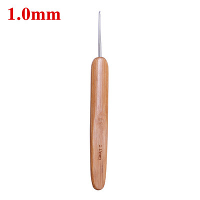 1Pc Bambusa Tamboradatas Āķi Dzija Aust Rokturis Āķis DIY Instrumenti Šūšanas Aksesuāri Mežģīņu pinuma amatniecības adata 0,5-3,0 mm