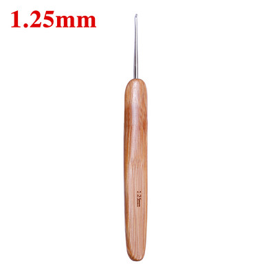 1Pc Bambusa Tamboradatas Āķi Dzija Aust Rokturis Āķis DIY Instrumenti Šūšanas Aksesuāri Mežģīņu pinuma amatniecības adata 0,5-3,0 mm