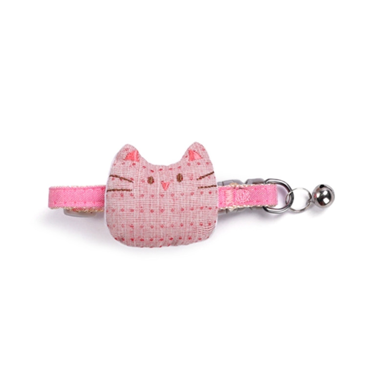 K5DC suņu apkakles siksna zēnam meitenei kucēnam kaķim ar metāla zvaniņiem maziem suņiem