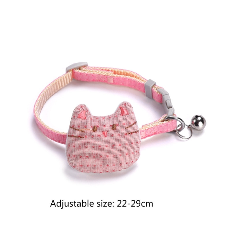 K5DC suņu apkakles siksna zēnam meitenei kucēnam kaķim ar metāla zvaniņiem maziem suņiem