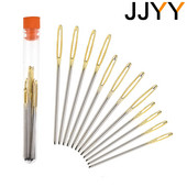 JJYY Lielacu neasas tērauda dzijas adāmadatas Šujamadatas