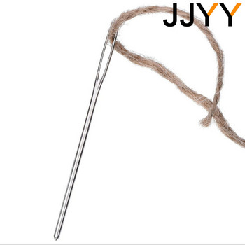 JJYY Тъпи стоманени прежди с големи уши Игли за плетене Игли за шиене