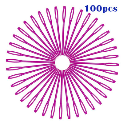 100 gab Bodkin lielas šūšanas adatas zelta acu piespraudes Izšūšana Gobelēns Rokas adatas instrumenti Vilna DIY