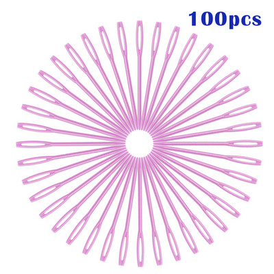 100 gab Bodkin lielas šūšanas adatas zelta acu piespraudes Izšūšana Gobelēns Rokas adatas instrumenti Vilna DIY