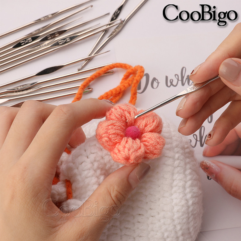 1gab mazs tamboradatas, dubultā gala pinuma adāmadatas, adīšanas āķi, austi, austi instrumenti.