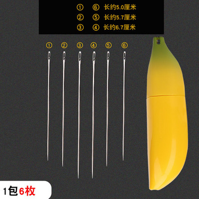 Aklā adata Vecāka gadagājuma cilvēkiem Nerūsējošā tērauda šūšana adatas pusē bez vītnes Apģērbu šūšana Mājsaimniecības roku izšūšanas rīki