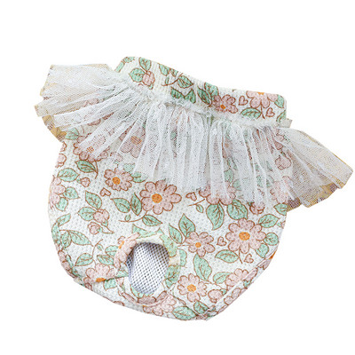 Kutya fiziológiai nadrág Pelenka Ruhák Rugalmasság Fehérnemű Bugyi Sifon Aranyos kiskutya macska kisállat kellékek XS-L menstruációs nadrág