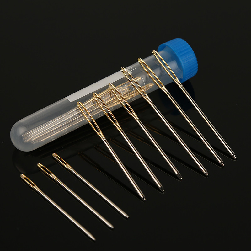 MIUSIE 18/20 gab 5,3/6/7 cm strupas lielas adatas ar adatu pudeli Nerūsējošā tērauda ādas šūšanas adatas Ādas amatniecības rīks