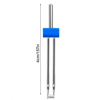 3 бр./чанта 2 мм 3 мм 4 мм шевна машина Двойни двойни игли игли ръкоделие занаят за певица Janome Feiyue двойни игли игли шиене