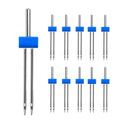 3 db/táska 2 mm-es 3 mm-es 4 mm-es varrógép dupla ikertű tűk kézimunka énekesnőnek Janome Feiyue ikertűtűk varrás