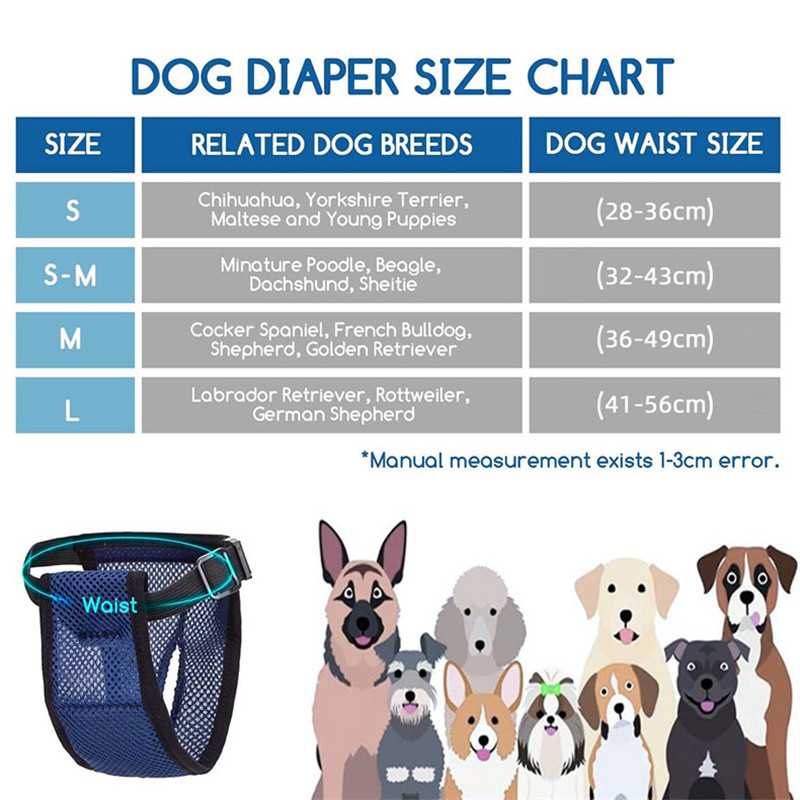 Kutyabugyi Fiziológiai rövidnadrág Mosható rövidnadrág Nadrág Kutya Kisállat Pelenka Fehérnemű Újrafelhasználás + Egészségügyi pelenka Kutyakölyöknek