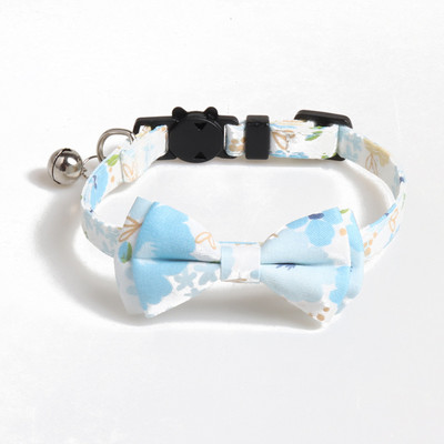 Mājdzīvnieku kaķu kaklasiksnas Kaķu piederumi Aksesuāri Ziedu rūtains kombinēts uzvalks Kaķu kaklasiksna Bow Bell Kucēns Kaķēni Kaklarota Mājdzīvnieku izstrādājumi