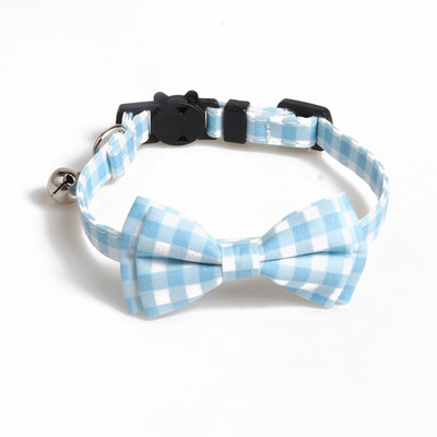 Mājdzīvnieku kaķu kaklasiksnas Kaķu piederumi Aksesuāri Ziedu rūtains kombinēts uzvalks Kaķu kaklasiksna Bow Bell Kucēns Kaķēni Kaklarota Mājdzīvnieku izstrādājumi