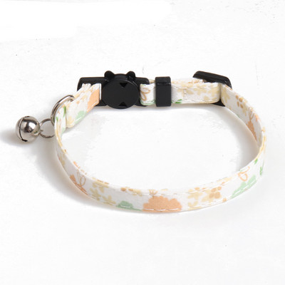 Mājdzīvnieku kaķu kaklasiksnas Kaķu piederumi Aksesuāri Ziedu rūtains kombinēts uzvalks Kaķu kaklasiksna Bow Bell Kucēns Kaķēni Kaklarota Mājdzīvnieku izstrādājumi