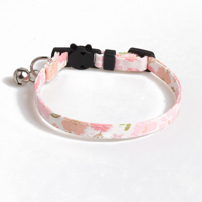 Mājdzīvnieku kaķu kaklasiksnas Kaķu piederumi Aksesuāri Ziedu rūtains kombinēts uzvalks Kaķu kaklasiksna Bow Bell Kucēns Kaķēni Kaklarota Mājdzīvnieku izstrādājumi