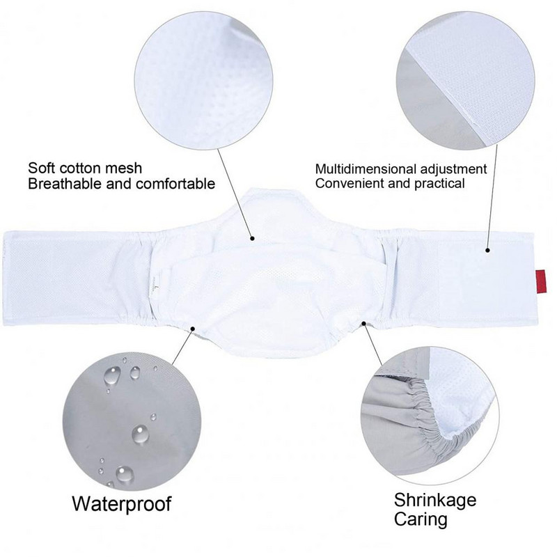 Újrafelhasználható hím kisállat kutya pelenka nadrágok egyszerű menstruációs egészségügyi pelenkák háziállatok élettani nadrágok haspánt rövidnadrágok kisállat kellékek