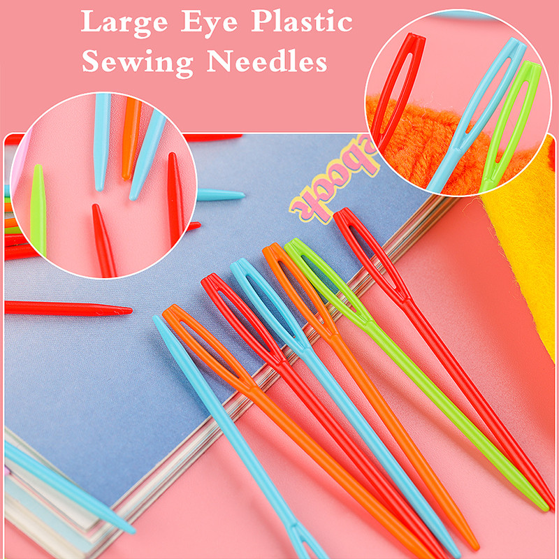 Fenrry heegelnõela komplekt Loom Knit Nõela Heegelnõela komplekt Plastikust kudumisvardad Villased lõngavardad juhuslikud värvid