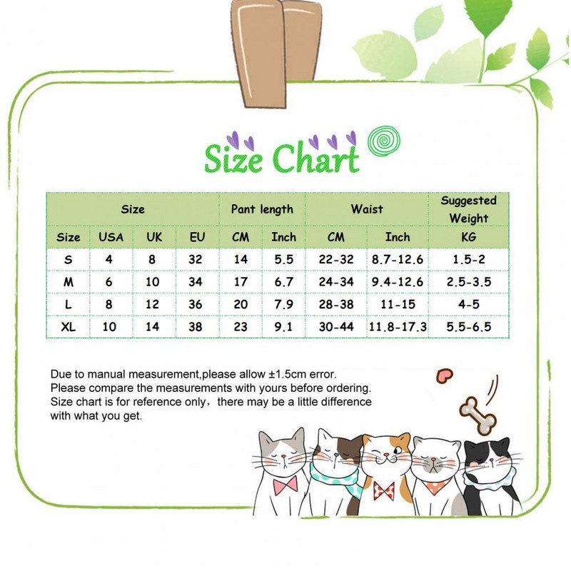 Kisállat-alsók Pelenka masni-csomó Dekoráció Mosható Pamut Puha Rövidnadrág Macska Zaklatás elleni Fiziológiás Nadrágok Kölyökkutya Kiegészítők