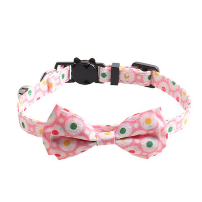 Kisállat macska nyakörvek macska kellékek Kiegészítők Halloween sorozat Szövedék Macskanyakörv Íves macskanyakörv csengővel Állítható kisállat termékek