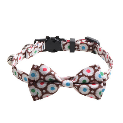 Kisállat macska nyakörvek macska kellékek Kiegészítők Halloween sorozat Szövedék Macskanyakörv Íves macskanyakörv csengővel Állítható kisállat termékek