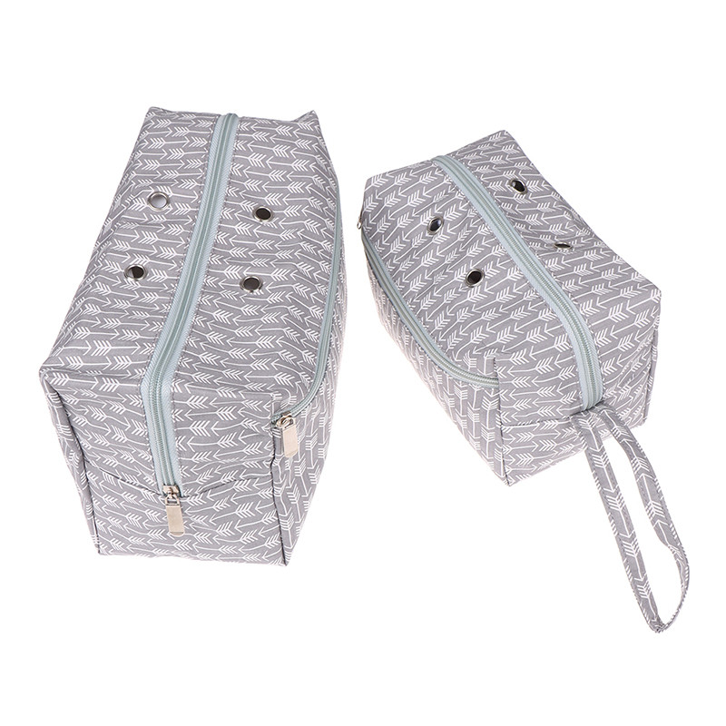 Mājsaimniecības adīšanas maiss Dzijas uzglabāšanas soma Pārnēsājams glabāšanas futrālis tamborēšanas āķim Adāmadatas Šūšanas piederumi