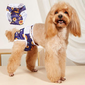 Kisállat menstruációs nadrág fertőzések megelőzése Virágnyomtatás Kutya menstruációs egészségügyi pelenka